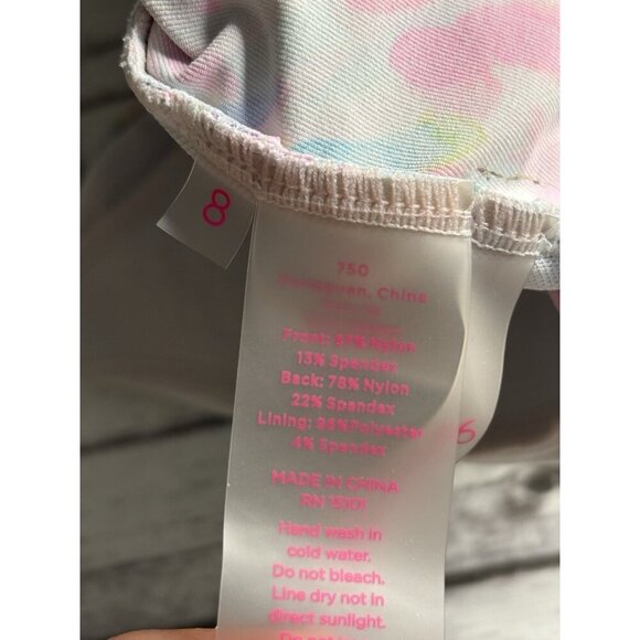 Lilly Pulitzer Bliss Halter Tankini Top  Catch the Wave Size 8 - Picture 9 of 11